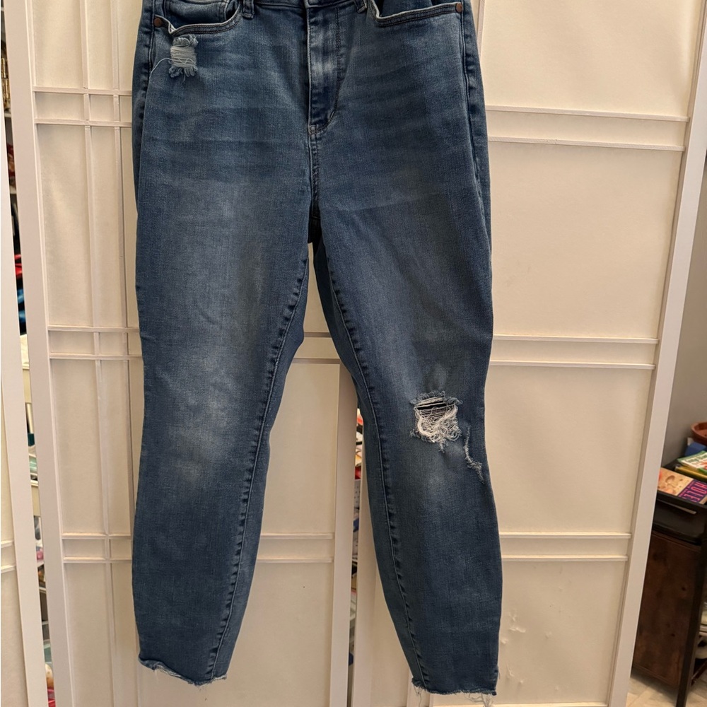 Judy Blues DANDELION EMBROIDERED HIGH RISE SKINNY Jeans - Picture 14 of 16